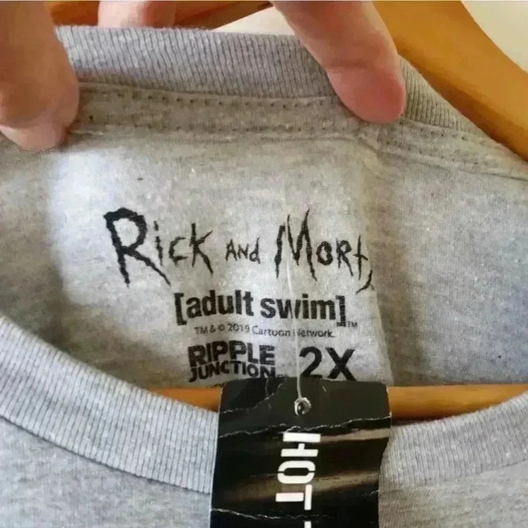 T SHIRT  RICK and MORTY 2X THE ART OF THE HEIST ADULT SWIM - Picture 3 of 6